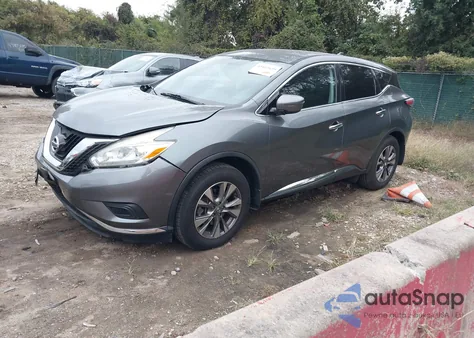 2016 Nissan Murano S из США, поврежденный, VIN 5N1AZ2MH7GN166417